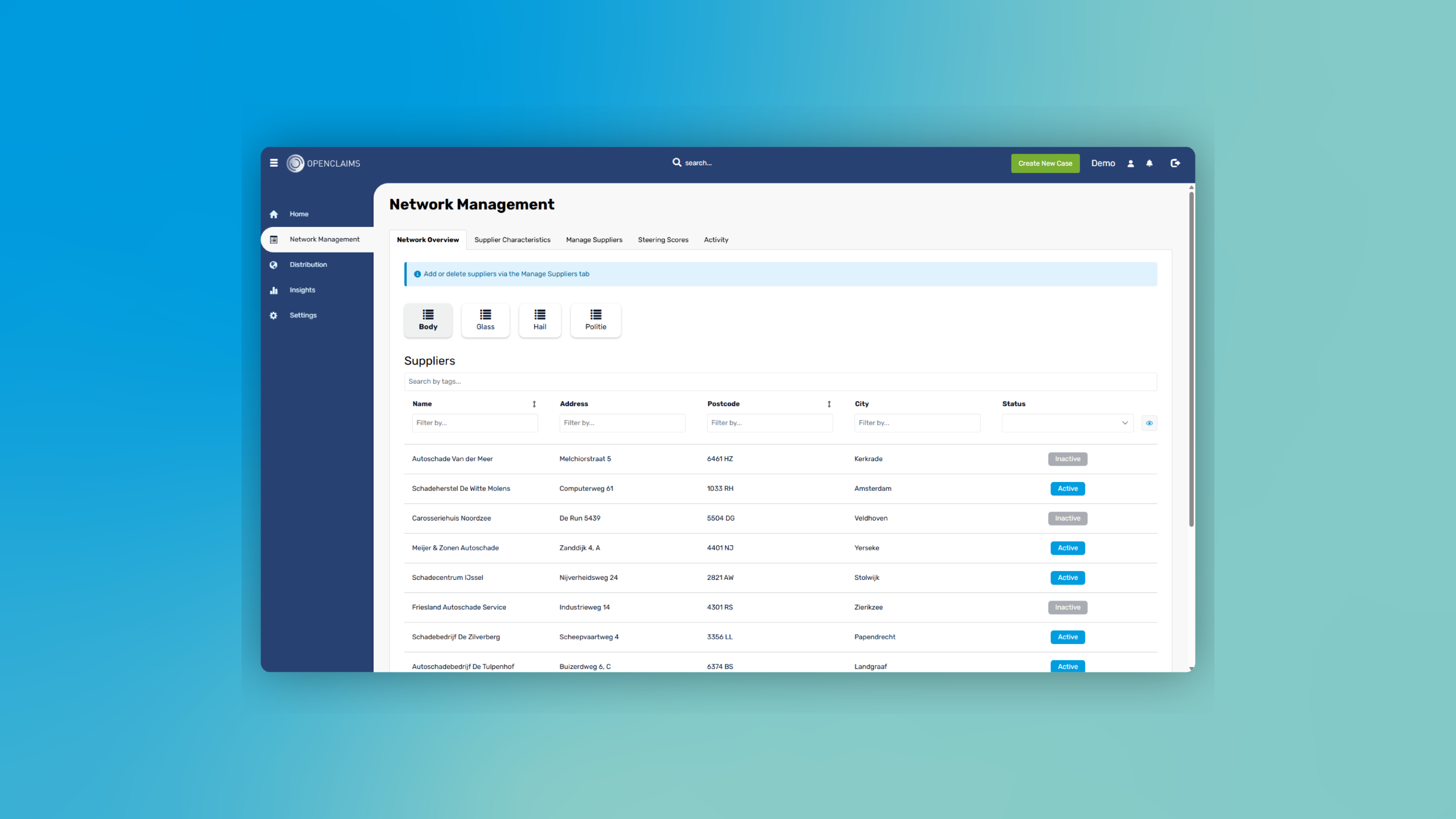 Feature focus supplier switch website
